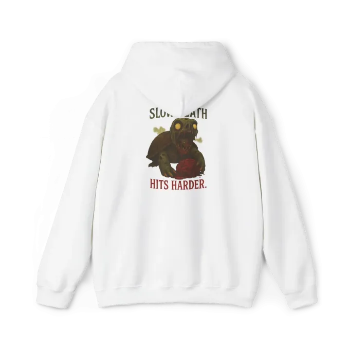 Hoodie 031 Back White